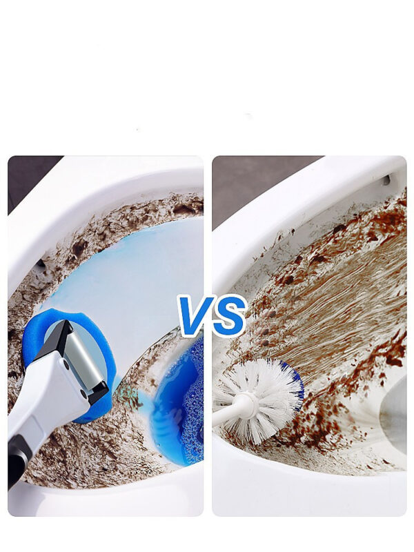 Toilet Brush Without Dead Angle Cleaning Toilet Brush Disposable Household Long Handle Cleaner Tool Bathroom Accessories - Image 3