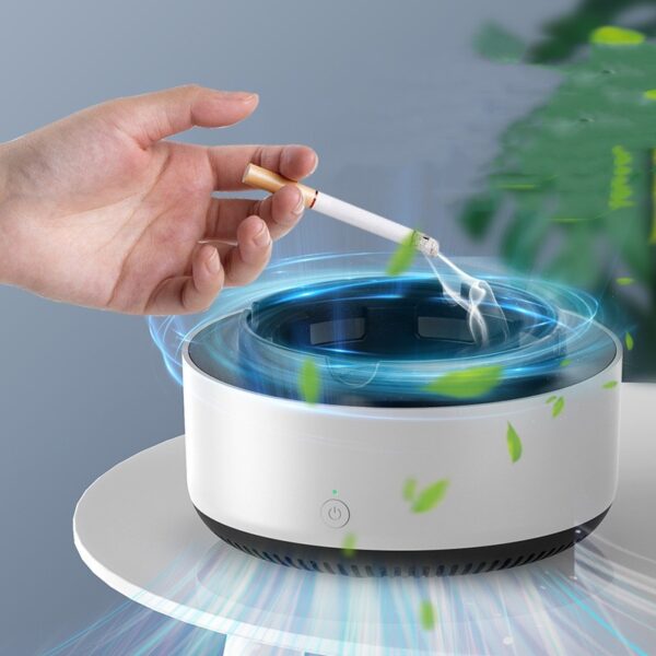 Smoke Removal Air Purification Ashtray Anion Purification Practical Automatic Purifier Ashtray Portable Gadgets For Car Ashtray - Image 5